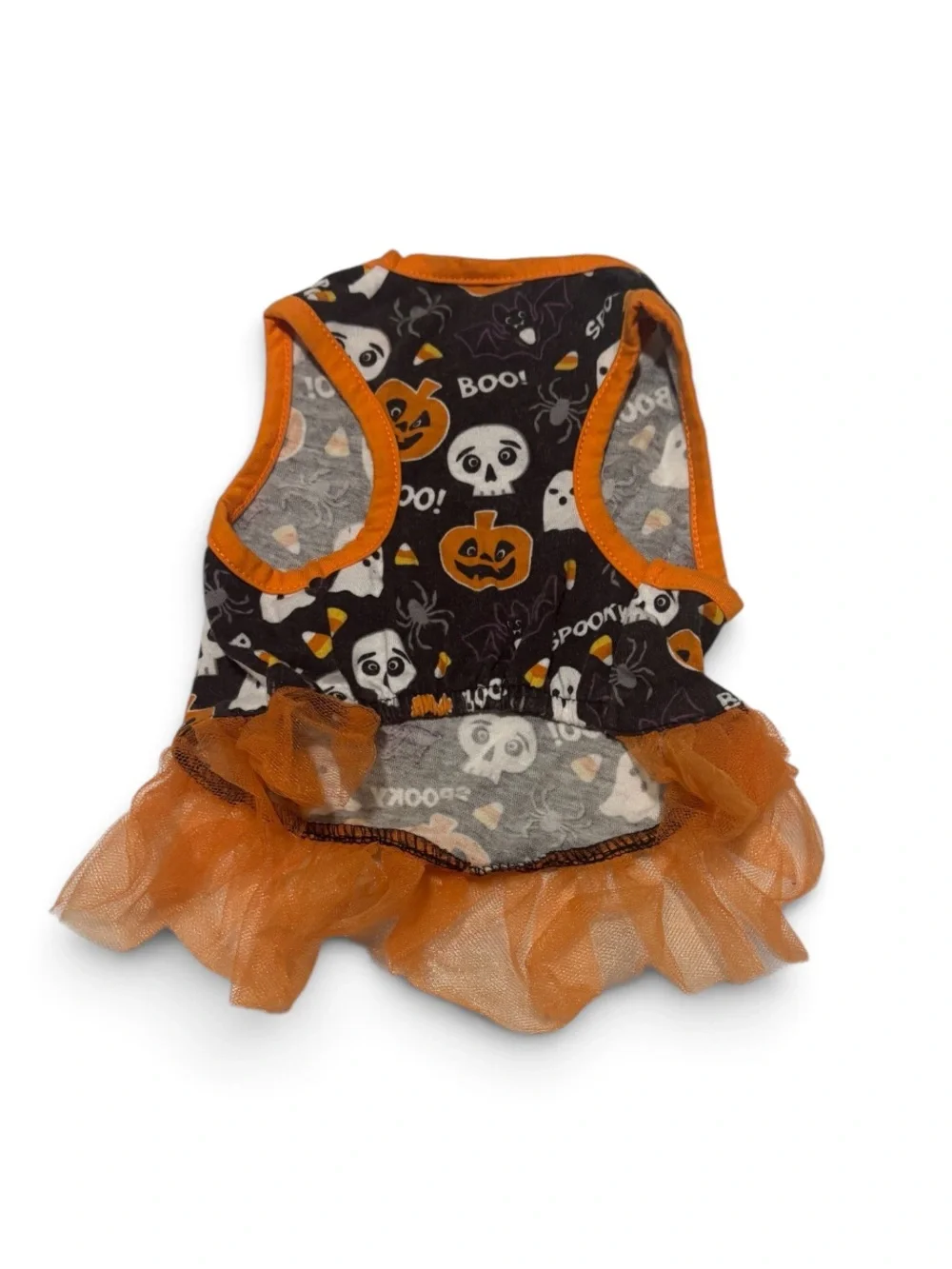 Pre-Owned Halloween Tutu Costume Dress - Black & Orange.Size Small
